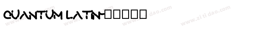 quantum latin字体转换